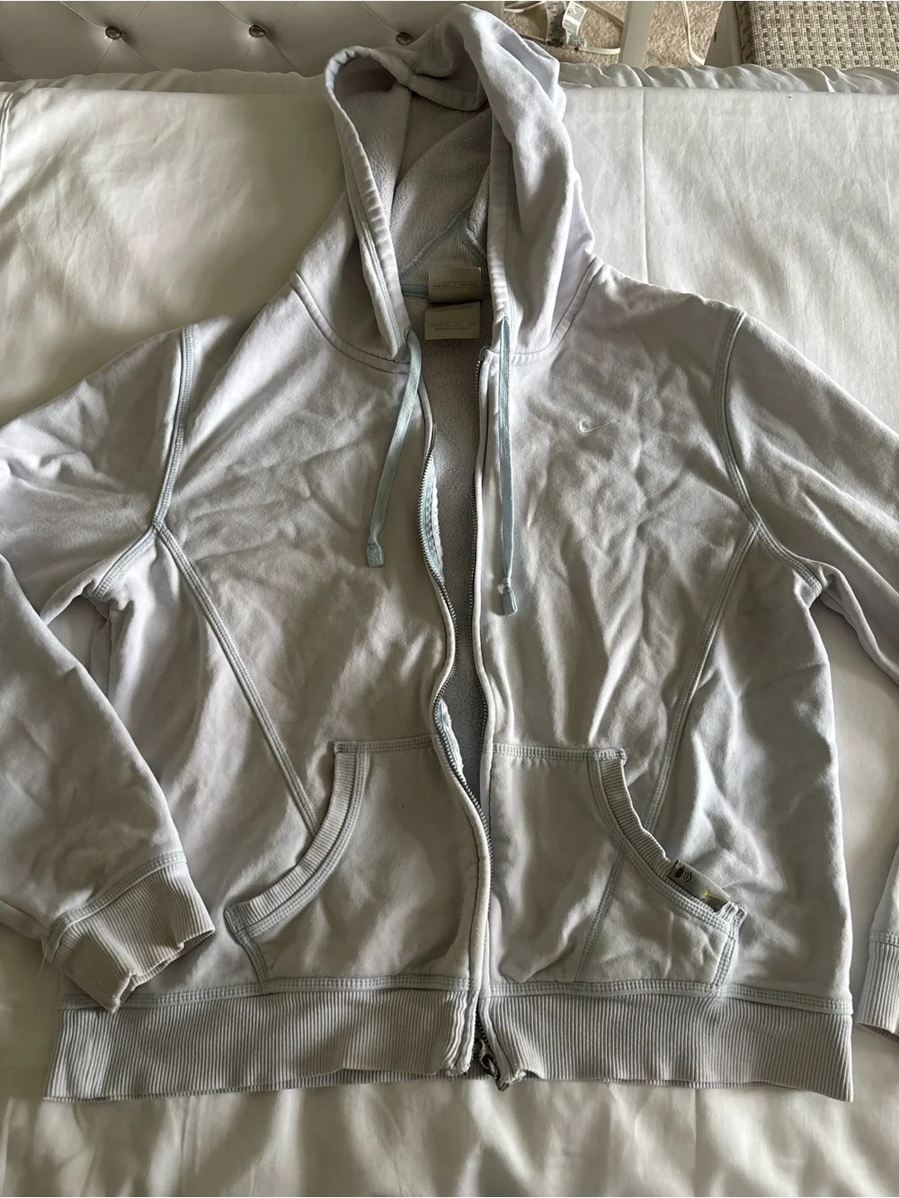 Nike Light blue Women's Lightweight Zip Hoodie